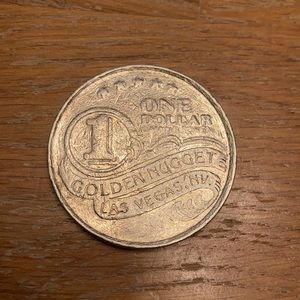 One dollar coin from Golden Nugget